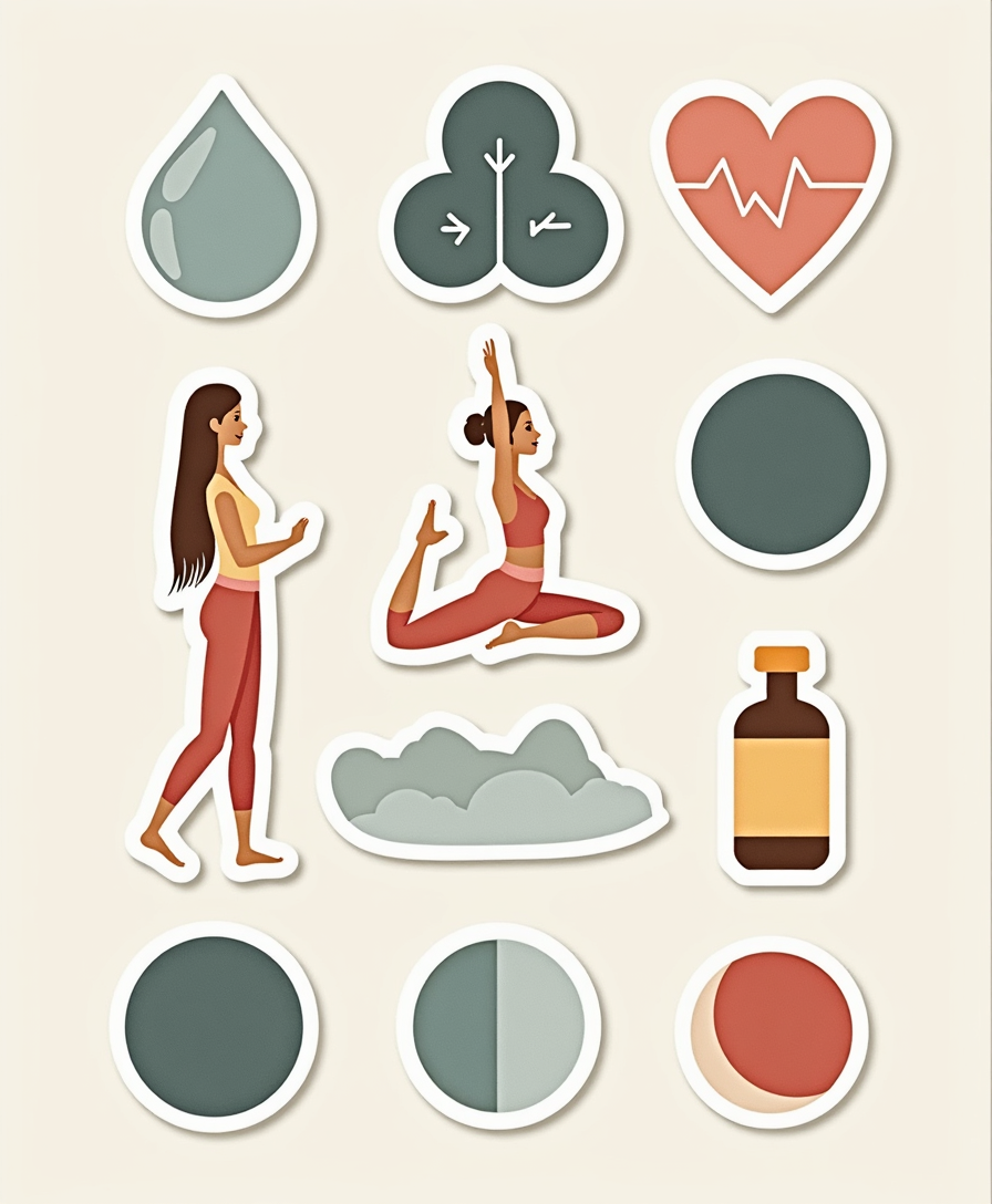 Wellness & Self-Care - Sticker Sheet v23